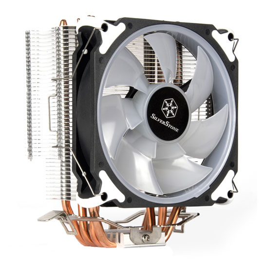 SilverStone AR01 Argon Heatsink Fan Cooler Intel/AMD 120mm Fan SST...