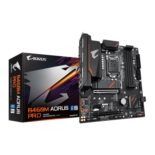 Gigabyte Intel B460 AORUS PRO Micro-ATX Motherboard LN107964 | SCAN UK