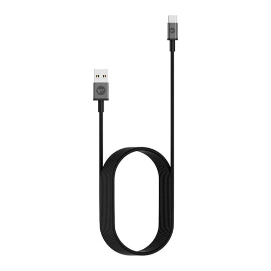 Mophie Premium USB-C to A Braided Ultra Durable USB2.0 FAST Charge & Sync Cable 2M Black : image 1