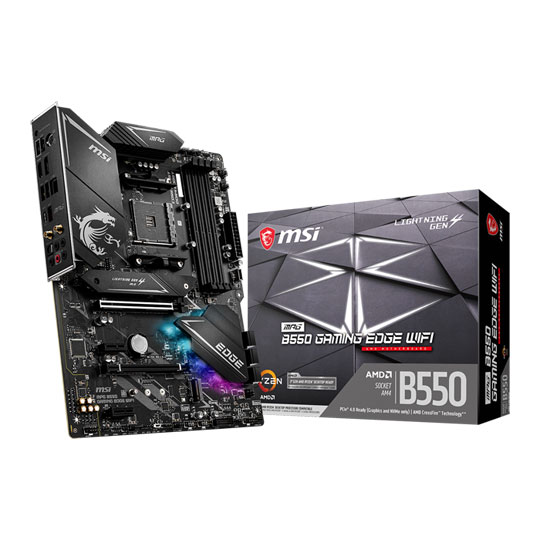 MSI AMD B550 MPG GAMING EDGE WIFI ATX Motherboard LN108113 - MPG