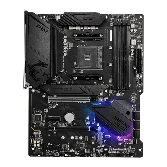 MSI AMD B550 MPG GAMING PLUS PCIe 4.0 ATX Motherboard