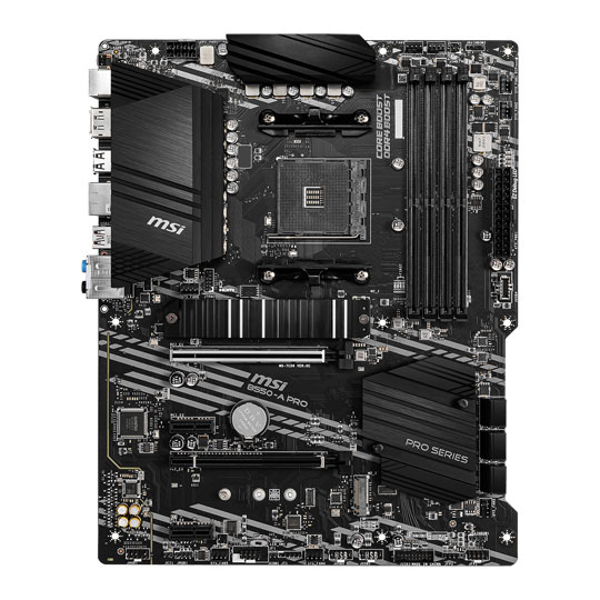 MSI AMD B550 B550-A PRO PCIe 4 DDR4 ATX Motherboard : image 2