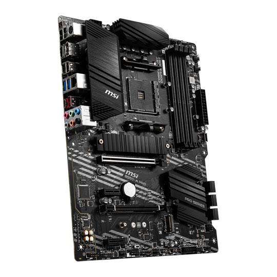 MSI AMD B550 B550-A PRO PCIe 4 DDR4 ATX Motherboard : image 3