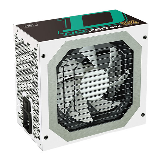 DEEPCOOL DQ Series 750 80+ Gold Full Modular Power Supply WHITE