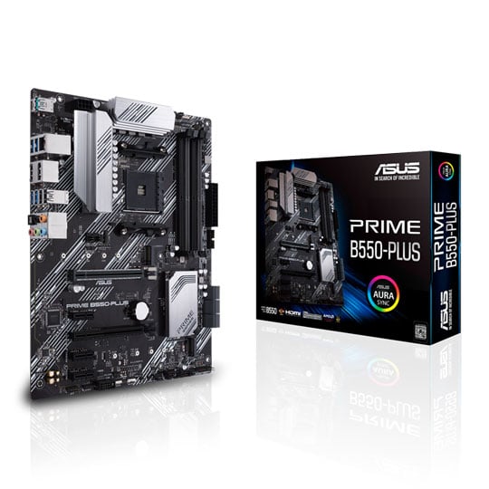 ASUS AMD B550 PRIME PLUS PCIe 4.0 AM4 DDR4 ATX Motherboard