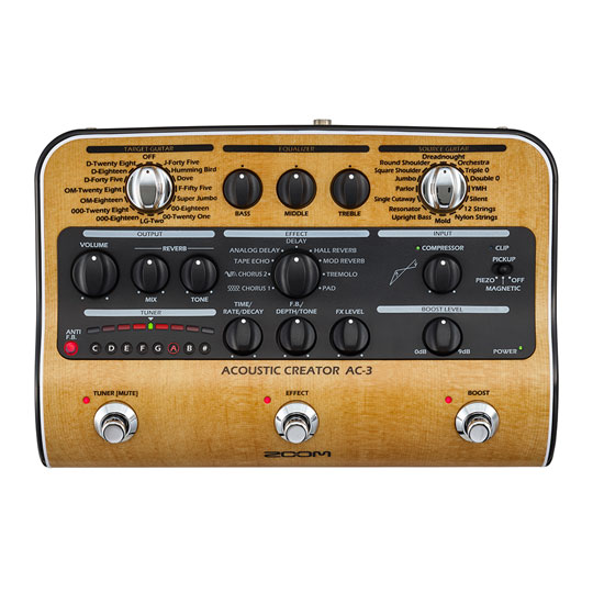 Zoom AC-3 Acoustic Creator - Enhanced Direct Box