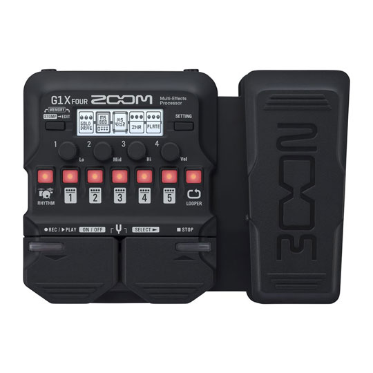 Zoom G1X Four Guitar Effects with Expression Pedal