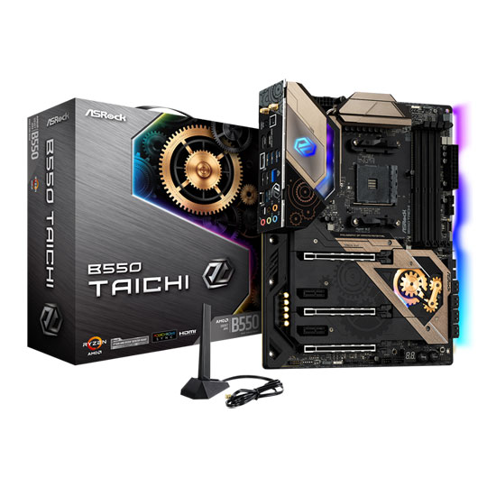 ASRock B550 Taichi AMD B550 ATX Motherboard : image 1