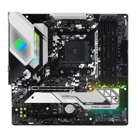 ASRock B550M Steel Legend Micro-ATX Motherboard LN108372 - 90
