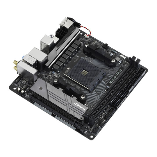 AsRock  B550M-ITX/ac マザボ ASROCK マザーボード ［MiniITX /Socket AM4］ B550M-ITX/ac の
