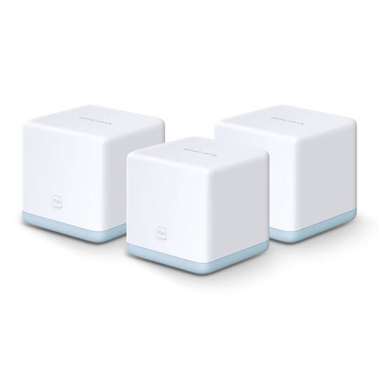 Mercusys Dual-Band S12 3 Pack Home/Office AC1200 WiFi Mesh System 3500sq/ft - White : image 1