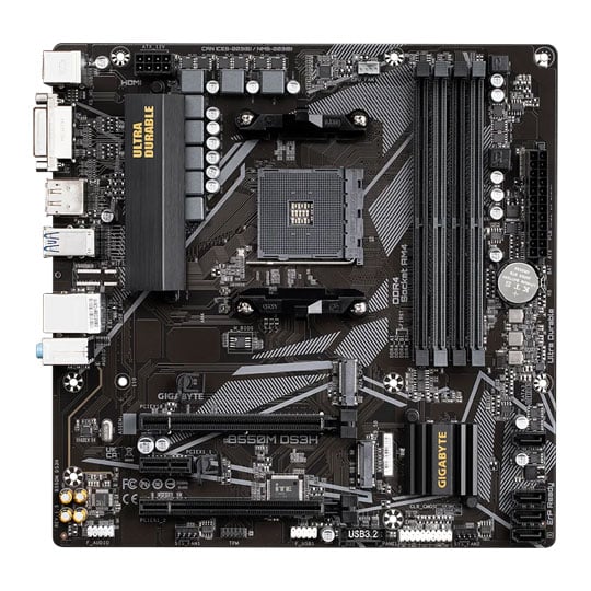 Gigabyte AMD B550M DS3H Micro-ATX Motherboard