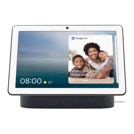 Google Nest Hub Max Hands-Free Smart Speaker with 10" HD Touchscreen Charcoal : image 1
