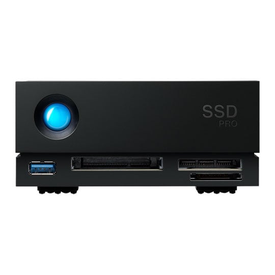 LaCie 1big Dock SSD Pro Storage 2TB Thunderbolt 3 - Black
