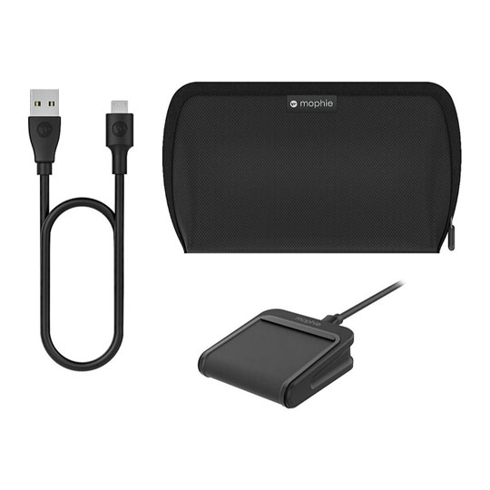 Mophie Charge Stream Mini Wireless Universal Qi Charging Pad inc Travel Pouch