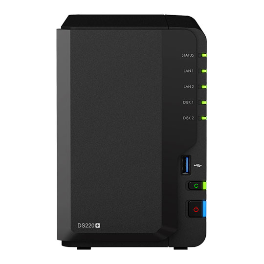 Synology DiskStation DS220+ 2 Bay Desktop NAS Enclosure LN109169