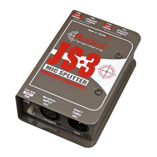 Radial JS3 - Passive Microphone Splitter