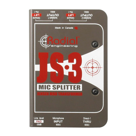 Radial JS3 - Passive Microphone Splitter : image 4