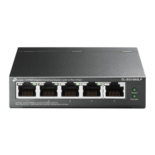 TP-LINK 5 Port Gigabit Desktop Switch with 4-Port PoE