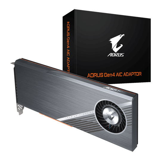 Gigabyte AORUS PCIe 4.0 AIC NVMe SSD Adapter : image 1