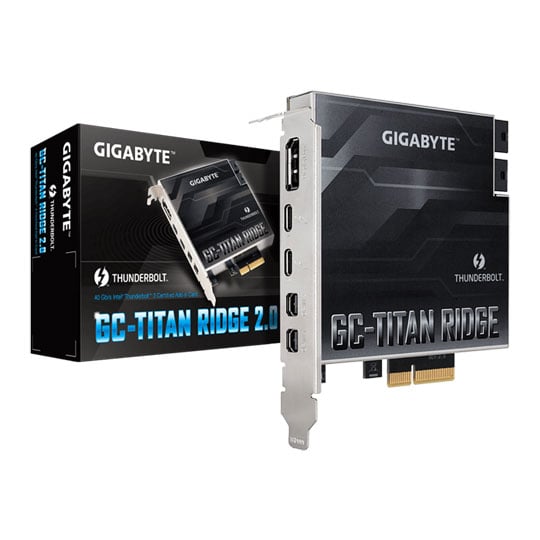 Gigabyte Titan Ridge Rev.2.0 Thunderbolt 3 PCIe Add In Card : image 1