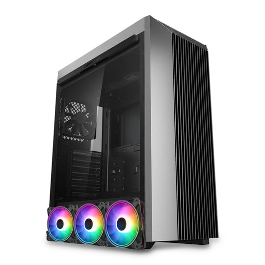 DEEPCOOL CL500 Mid Tower Windowed PC Gaming Case w/CF120 PLUS 3-Pack Fans : image 1