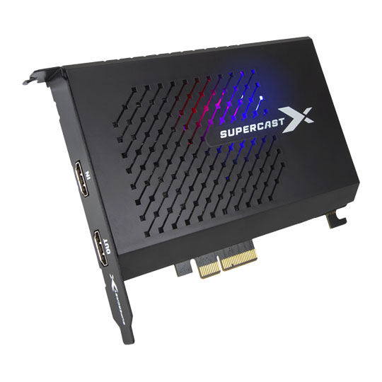 Supercast X LiVE4K UHD 4K@60 HDR Internal PCIe Caprure Card HDMI2.0