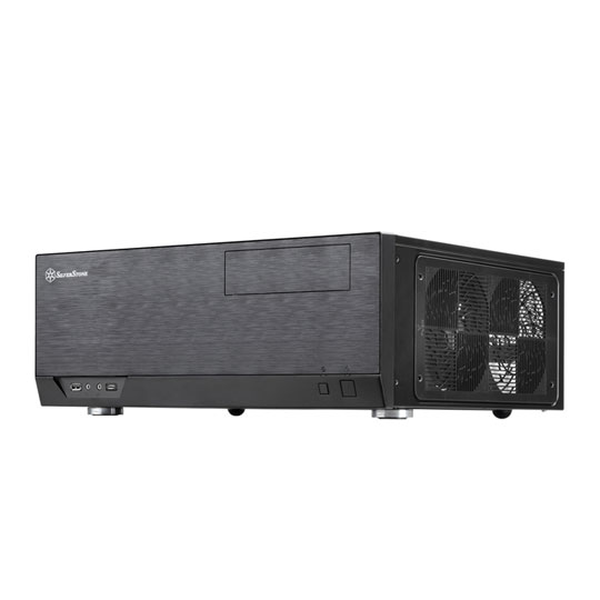 Silverstone Black Grandia GD09 HTPC Desktop PC Case Black