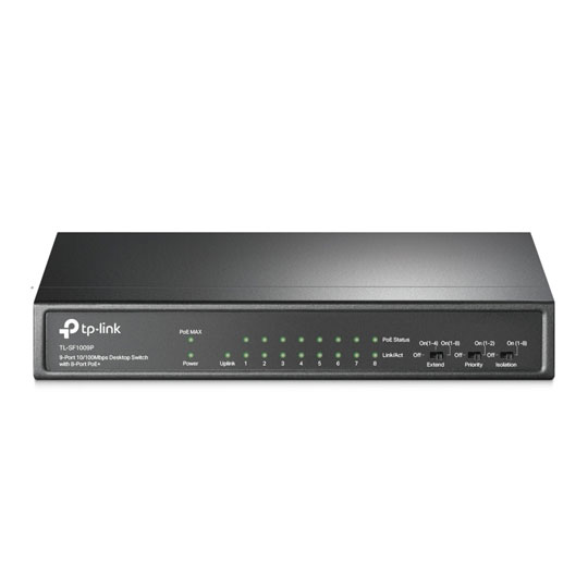 TP-LINK 9-Port Desktop Switch with 8-Port PoE+