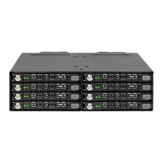 ICY DOCK ToughArmor 8 Bay 2.5" to 5.25" Hotswap Bay