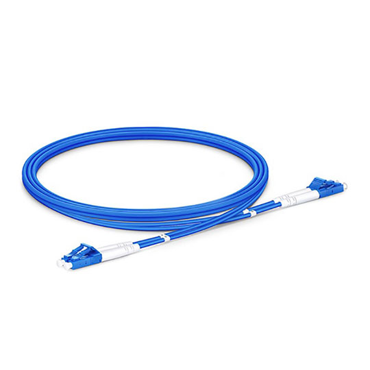 3ft LC-LC UPC OS2 Single Mode Armoured Patch Lead