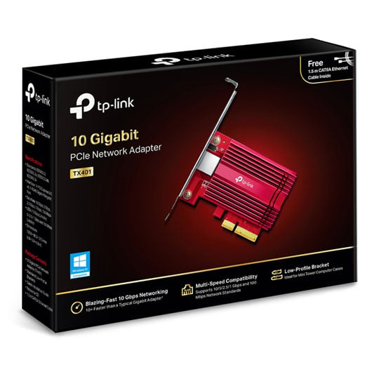 TP-LINK TX401 10 Gigabit PCIe 4.0 Network Adapter : image 3