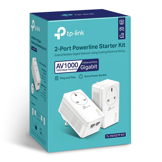 TP-LINK AV1000 2-Port Gigabit Passthrough Starter Kit : image 3