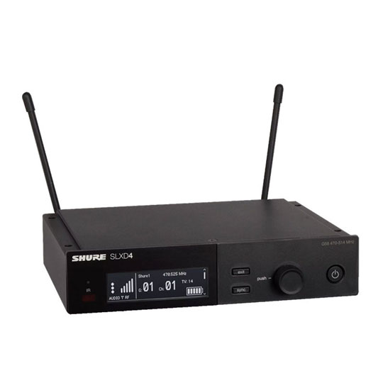 Shure SLX-D Wireless System with Beta87A Handheld (Rack Mount)
