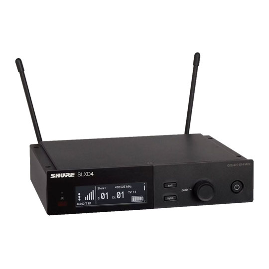 Shure SLX-D Wireless System with SM58 Handheld (Rack Mount)