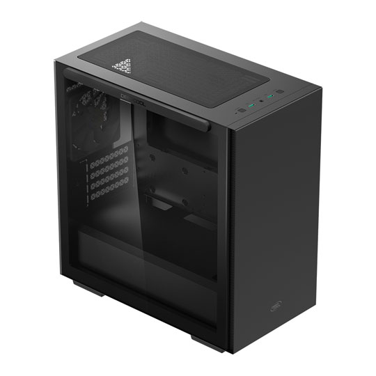 DEEPCOOL MACUBE 110 micro-ATX Mini Tower Tempered Glass PC Gaming Case Black : image 3