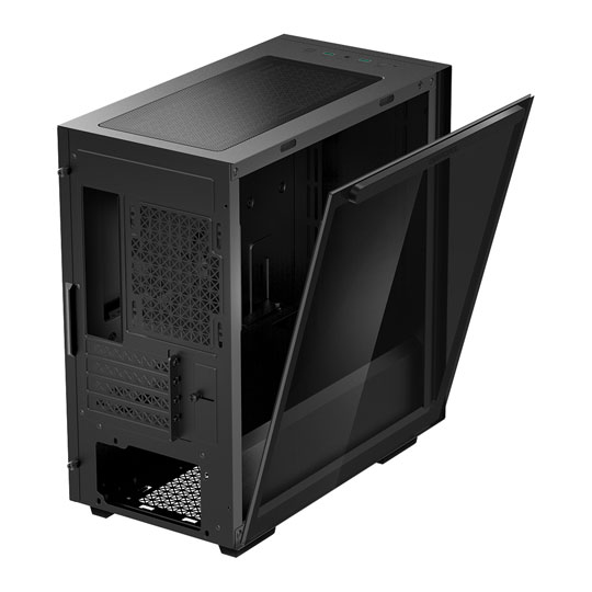 DEEPCOOL MACUBE 110 micro-ATX Mini Tower Tempered Glass PC Gaming Case Black : image 4