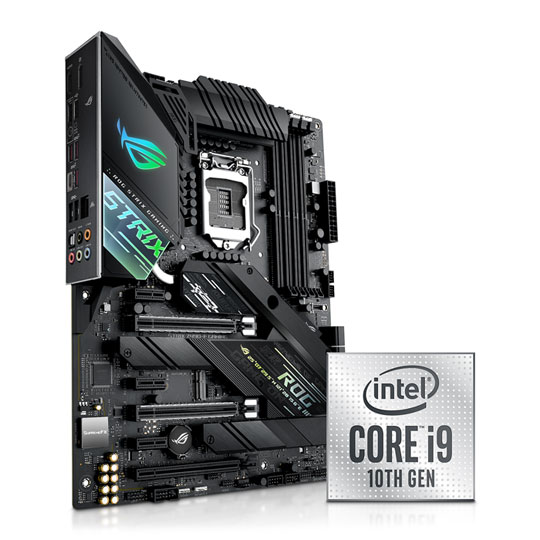 Intel Core i9 10850K OEM CPU ASUS ROG STRIX Z490 F GAMING Motherboard Bundle