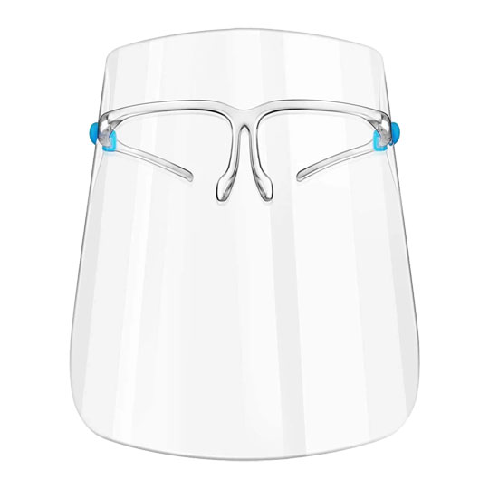 Scanitiser 10-Pack Face Shield Protective Isolation Mask Anti Fog
