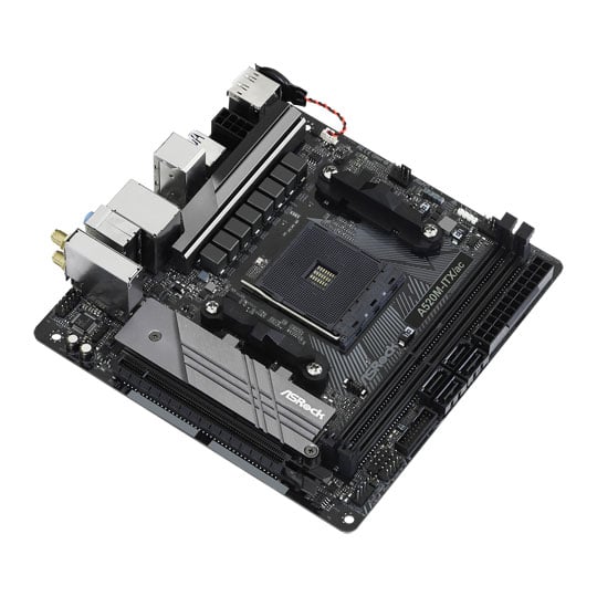 AsRock AMD A520M AM4 ITX/AC Mini-ATX Motherboard : image 3