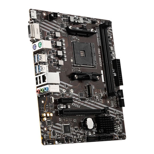 MSI AMD Ryzen A520M-A PRO AM4 MicroATX DDR4 Motherboard LN110284