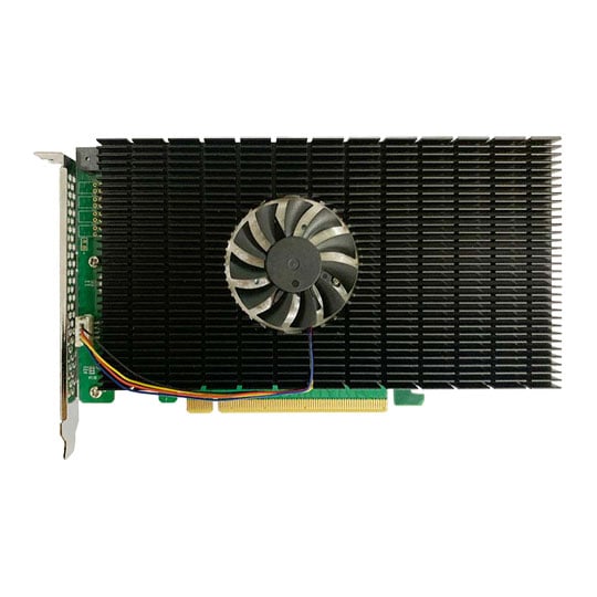 HighPoint M.2 NVMe RAID Controller via PCI-Express 4.0 x16