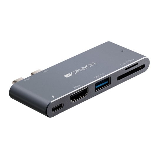 Canyon 5 in 1 Aluminum Thunderbolt 3 Multiport Docking Station : image 3