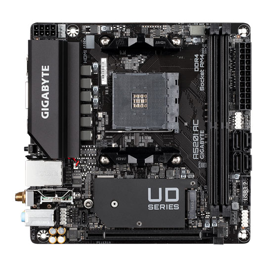 Gigabyte AMD Ryzen A520 AM4 PCIe 3.0 Mini-ITX Motherboard