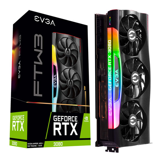 EVGA NVIDIA GeForce RTX 3080 10GB FTW3 GAMING Ampere Graphics Card : image 1