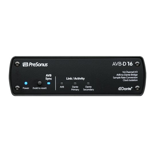PreSonus AVB-D 16 16 Channel I/O AVB to Dante Bridge