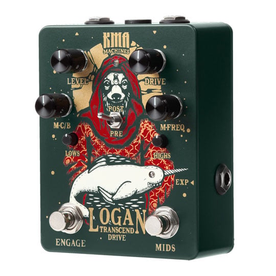 KMA Machines Logan Overdrive Pedal with Mid-EQ Pre/Post Gain : image 4