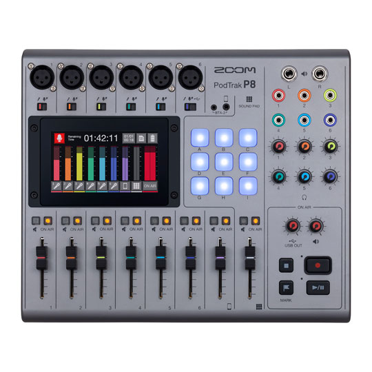 Zoom PodTrak P8 Podcasting Station