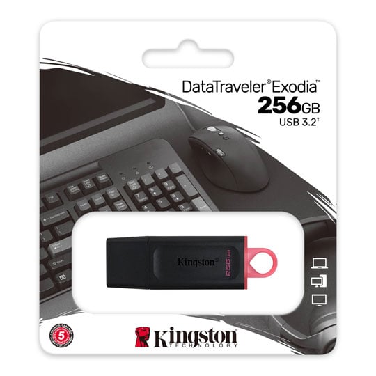Kingston 256GB USB3.2 DataTraveler Exodia Memory Stick : image 3