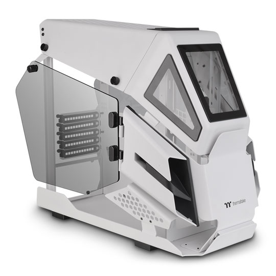 Thermaltake AH T200 Snow Tempered Glass MicroATX PC Gaming Case : image 1